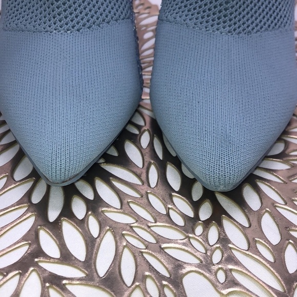 Steve Madden Baby Blue Maxwell Stiletto Point Toe Sock Booties Size 7 - Picture 5 of 10